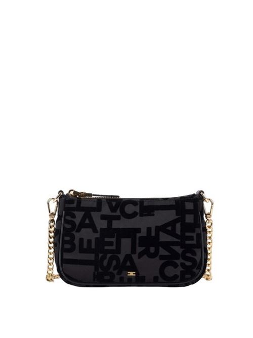 Lettering clutch bag with shoulder strap ELISABETTA FRANCHI | BS23A46E2.110